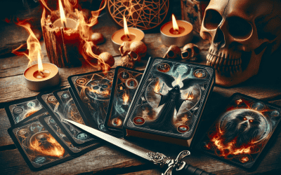 Dark Grimoire Tarot: Mračna Magija i Misterija na Karatama