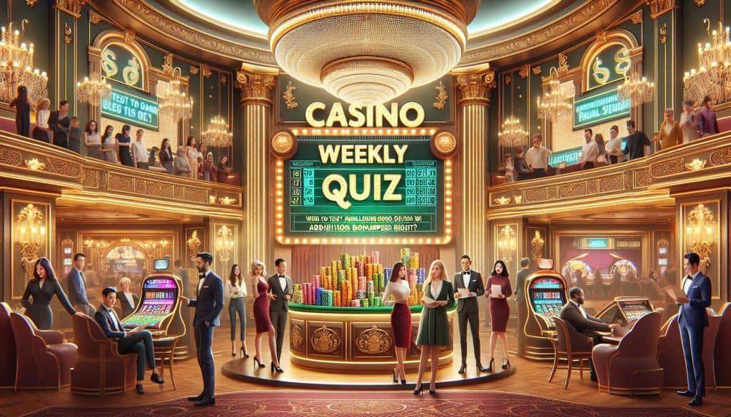 Kazina koja uključuju tjedni kviz za bonuse