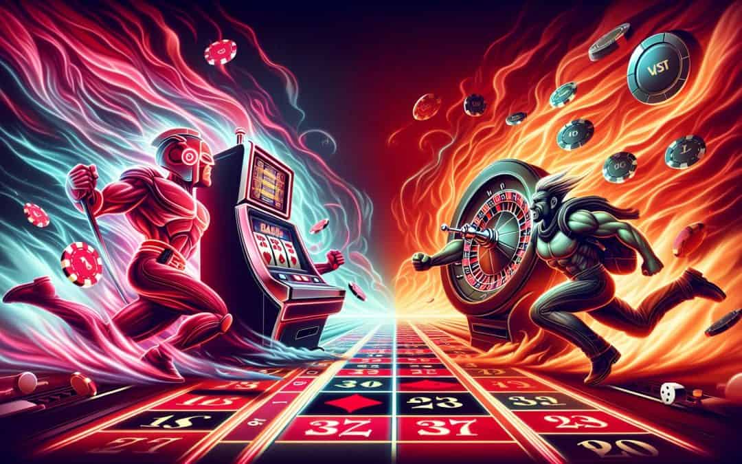 Slot igra protiv ruleta – tko duže preživi