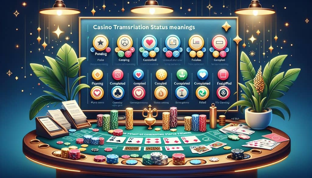 Što znače statusi transakcija u casinu