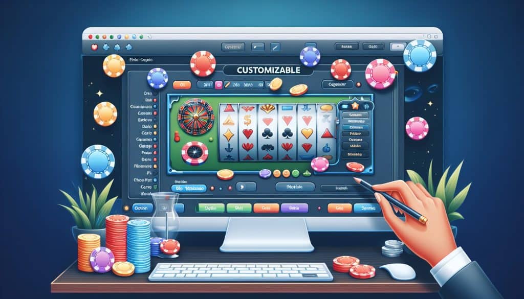 Casino softver koji omogućuje promjenu izgleda sučelja